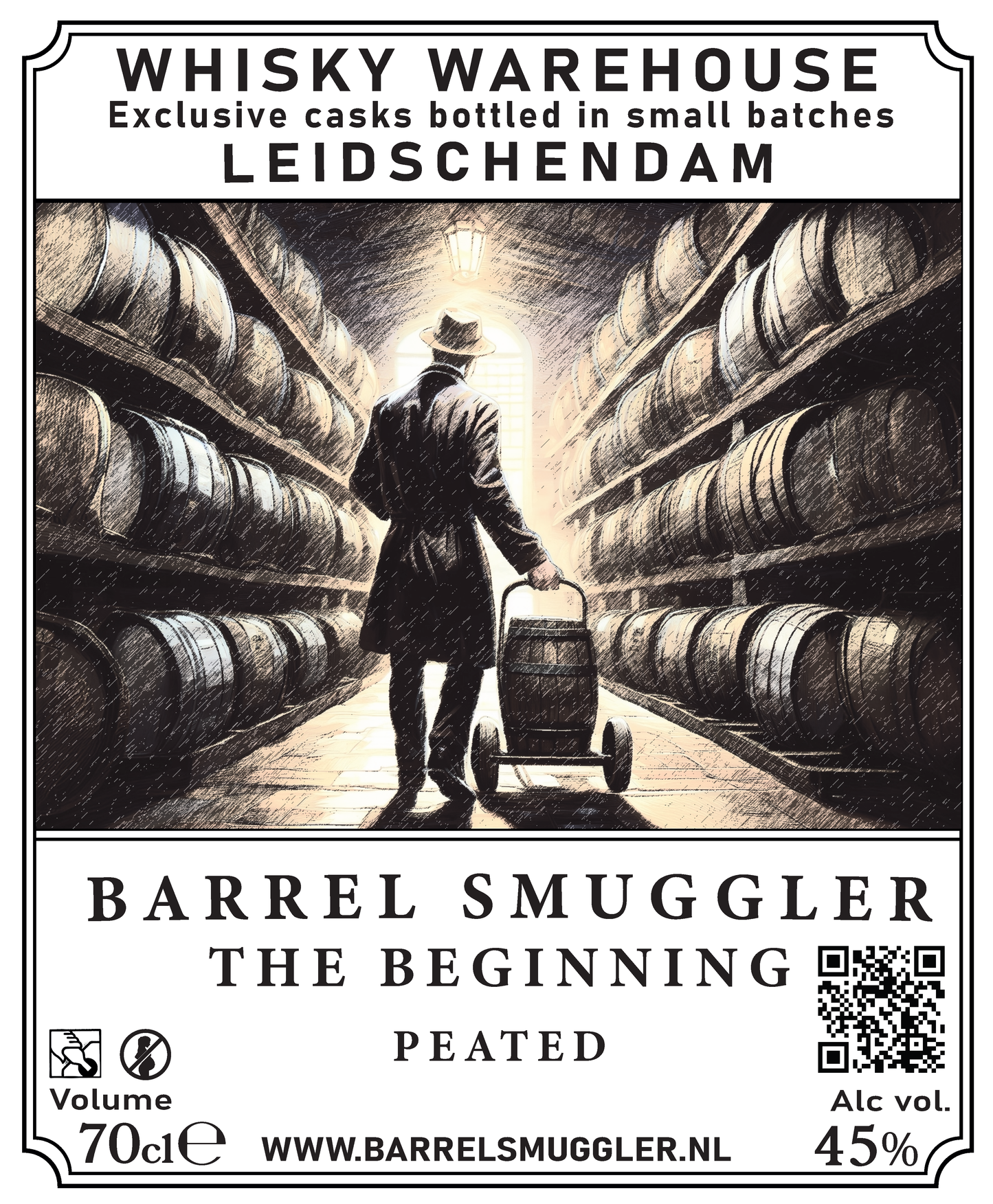 Barrel Smuggler - The Beginning Peated 70cl