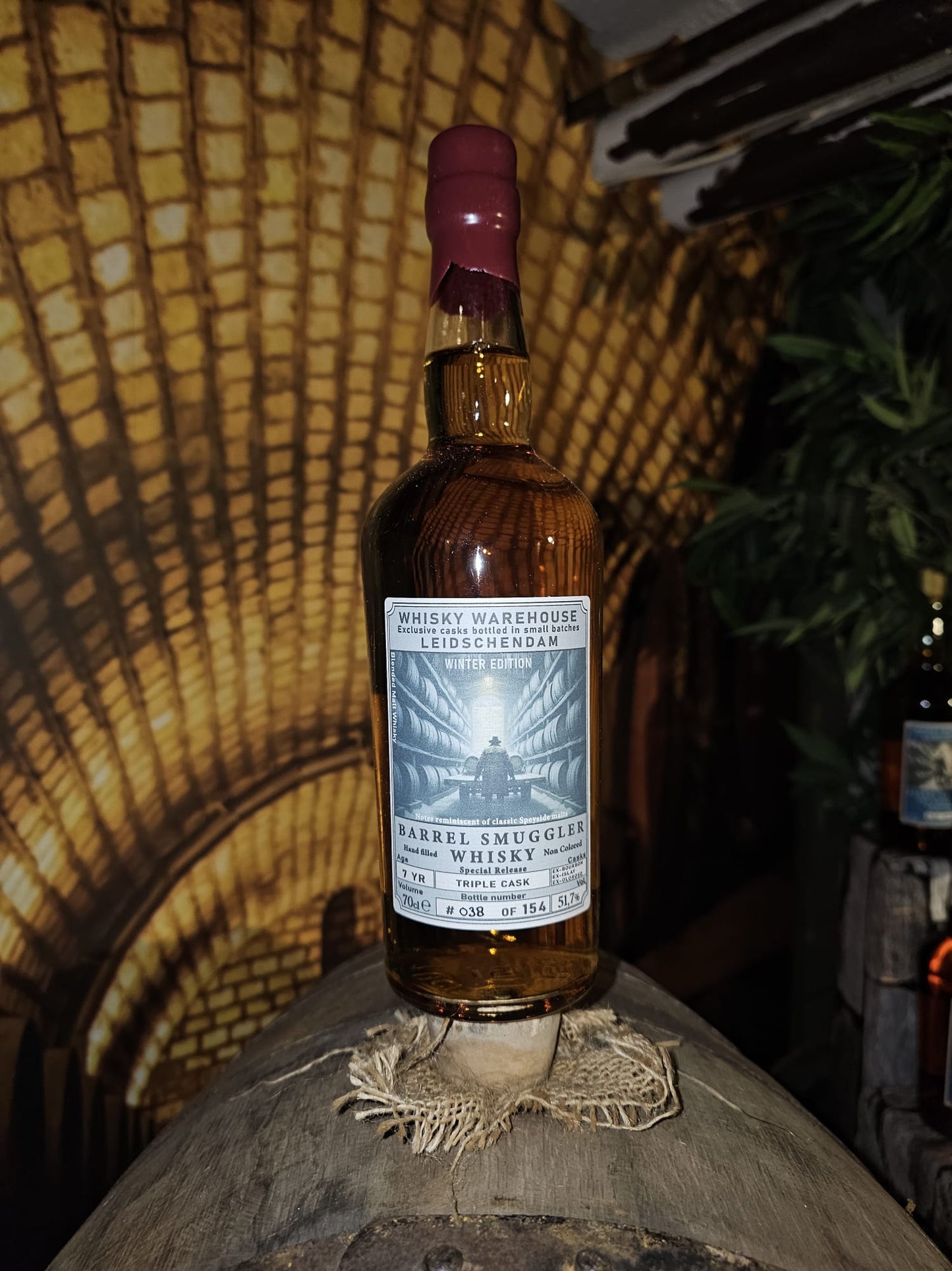 Barrel Smuggler WInter Edition in kist