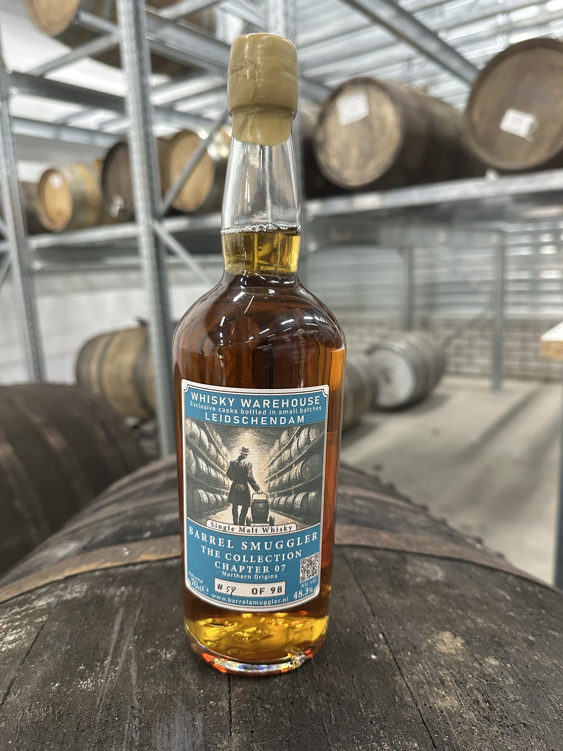 Barrel Smuggler whisky uit Zweden, een heerlijke rokerige Single Malt van mooie kwaliteit. Het betreft een limited release uit de collection serie.