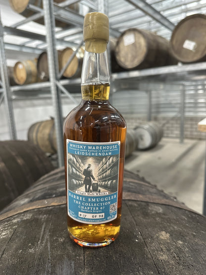 Barrel Smuggler whisky uit Zweden, een heerlijke rokerige Single Malt van mooie kwaliteit. Het betreft een limited release uit de collection serie.